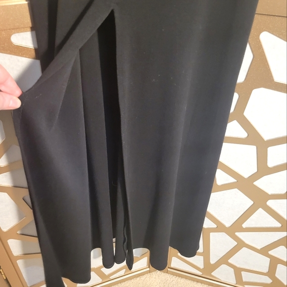 VINTAGE PATRICIA FORGEAL Mesh Sweater Dress with Satin Collar & Cuff - Picture 7 of 16